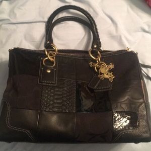Coach patchwork handbag - authentic